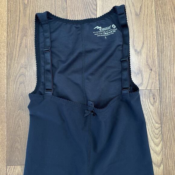 Marena Recovery Large Pull-On Girdle With High Back Mid Calf Length Black - Picture 3 of 6